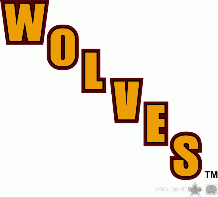Chicago Wolves 2006 07-2008 09 Alternate Logo iron on heat transfer